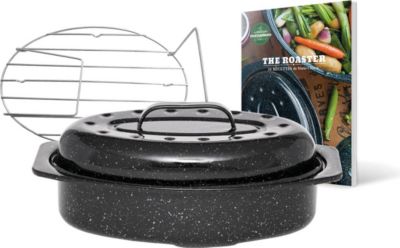 Cocotte GRANITEWARE Cocotte ovale en acier émaillé, Roaster