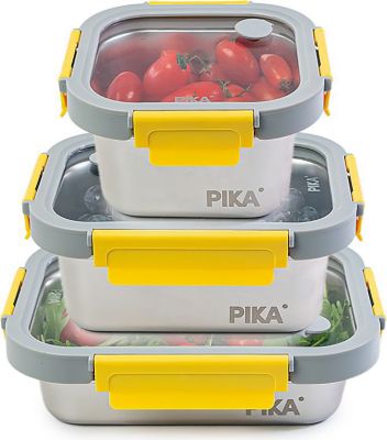 Boîte alimentaire PIKA en inox et verre trempé - MetalShock