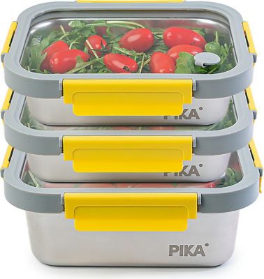Boîte alimentaire PIKA en inox et verre trempé - MetalShock
