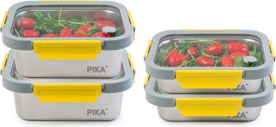 Boîte alimentaire PIKA en inox et verre trempé - MetalShock