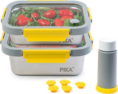 Boîte alimentaire PIKA en inox et verre trempé - MetalShock