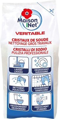 Nettoyant multi surfaces MAISON NET cristaux de soude gros travaux 2kg