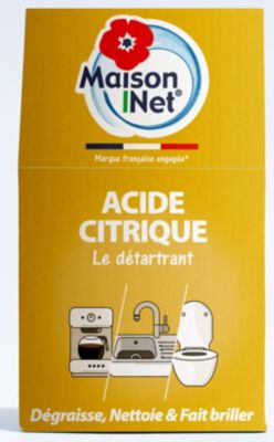 Détartrant MAISON NET acide citrique 500g