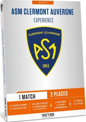 Coffret cadeau STADIUMBOX ASM Clermont Experience
