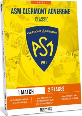 Coffret cadeau STADIUMBOX ASM Clermont Classic