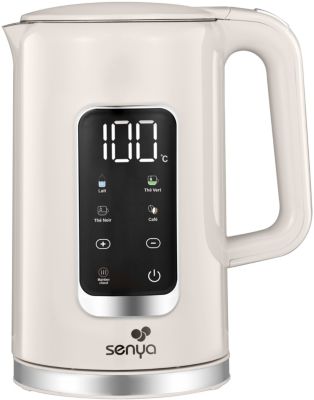 Bouilloire à température réglable SENYA Polly - crème - Température Réglable