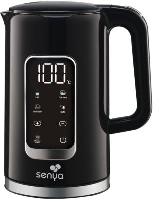 Bouilloire à température réglable SENYA Polly - noire - Température Réglable