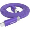 Câble USB C GREEN_E Câble écoconçu USB-C / USB Led Violet