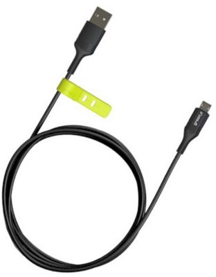 Câble micro USB GREEN_E vers USB noir 1m20