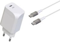 Chargeur USB C GREEN_E USB-C 30W + Cable USB-C blanc