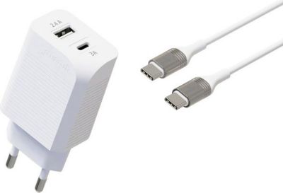 Chargeur secteur charge rapide USB-C PD18W pas cher
