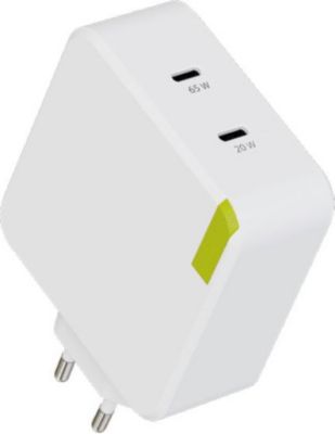 Chargeur secteur GREEN_E GREEN-E - Chargeur 2 USB-C écoconçu 65W