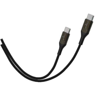 Câble USB C GREEN_E vers USB-C noir 2.5m Nylon