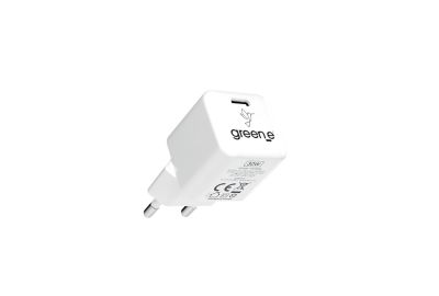 Chargeur USB C GREEN_E USB-C 30W Blanc Origine France Garantie