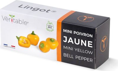Recharge jardin d'intérieur VERITABLE Lingot Mini poivron jaune BIO