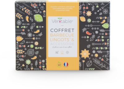 Coffret recharges jardin d'intérieur VERITABLE Pack barbecue + ciseaux 3 lames