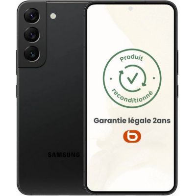 Location Smartphone SAMSUNG Galaxy S22 Noir 128Go Reconditionné Grade B