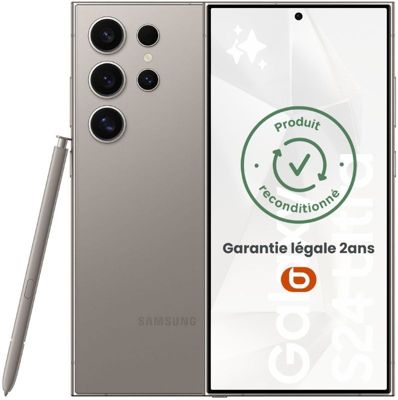 Smartphone SAMSUNG Galaxy S24 Ultra Gris 256Go Reconditionné