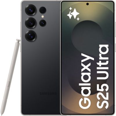 Location Smartphone SAMSUNG Galaxy S25 Ultra Noir Titane 256Go Reconditionné Grade B