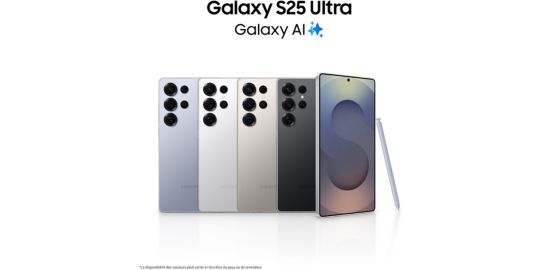 Smartphone SAMSUNG Galaxy S25Ultra Noir Titane 256Go