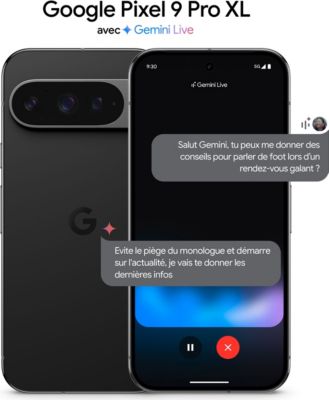 Smartphone GOOGLE Pixel 9 Pro XL Noir 256Go Batterie Neuve Reconditionné