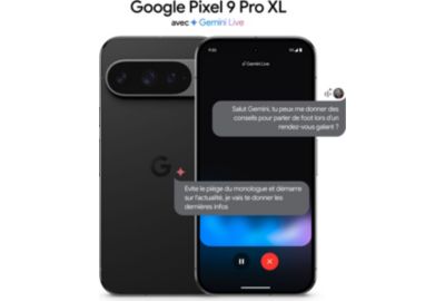 Smartphone GOOGLE Pixel 9 Pro XL Noir Volcanique 256Go