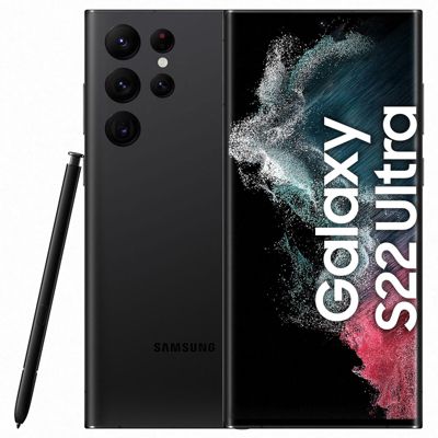 Smartphone SAMSUNG Galaxy S22 Ultra Noir 256Go Excellent État avec Batterie Neuve - Reconditionné