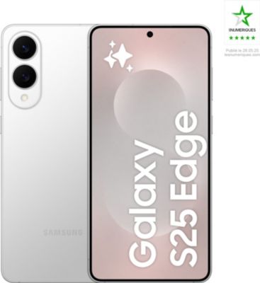 Smartphone SAMSUNG Galaxy S25 E Argent 512Go Batterie Neuve Comme neuf -  reconditionné disponible sur Boulanger