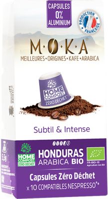 Café bio TERRA MOKA HONDURAS X10 Biodegradables BIO