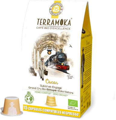 Capsules Terra Moka X15 Oscar Compostables