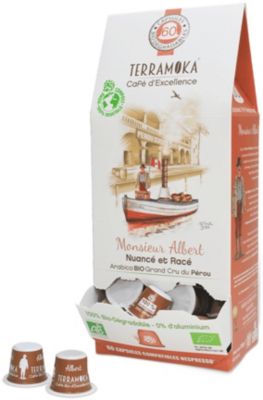 Capsules Terra Moka X60 Albert Compostables