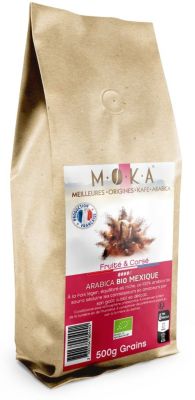 Café en grain TERRA MOKA bio arabica du mexique
