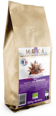 Café en grain TERRA MOKA bio arabica du honduras