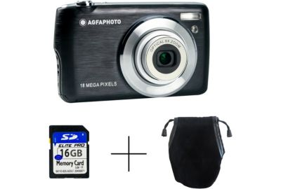 Appareil photo Compact AGFAPHOTO DC8200 Noir Pack Etui + Carte SD 16GB