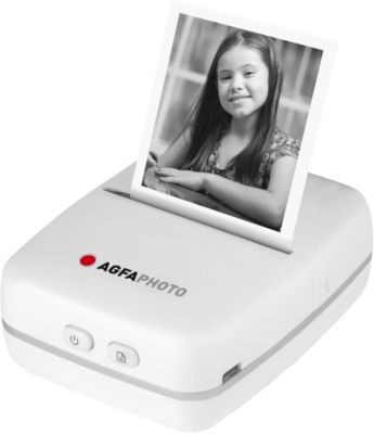 Comuis Sharp Mini Imprimante Photo Portable, imprimante Thermique  instantanée sans Fil Bluetooth avec 10 Rouleaux de Papier Thermique,  imprimante pour