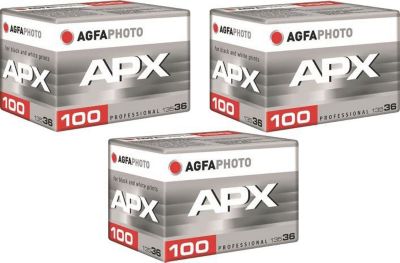 Appareil prêt à photographier AGFAPHOTO Pack 3 x Pellicule Agfaphoto APX100 Prof