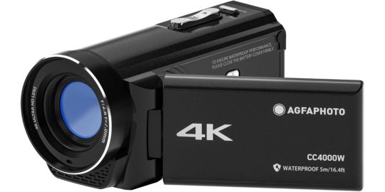 Caméscope 4K AGFAPHOTO CC4000W étanche 4K - Noir