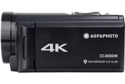 Caméscope 4K AGFAPHOTO CC4000W étanche 4K - Noir