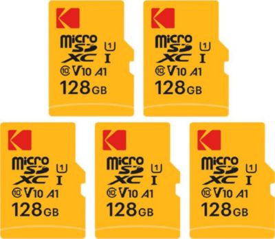Carte Micro SD KODAK Kodak Pack de 5 Cartes Mémoire Micro SDX