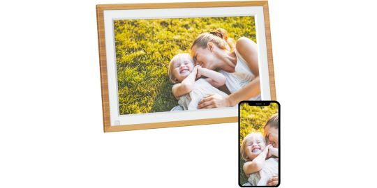 Cadre photo connecté AGFAPHOTO Realiview APF1000WIFI 10 Pouces Bois