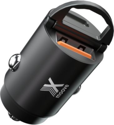 Chargeur voiture 12W allume-cigare 2xUSB-A, Charge rapide- SBS