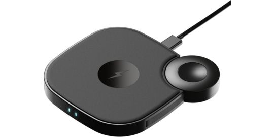 Chargeur induction XMOOVE pad sans fil 2 en 1