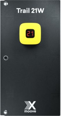 Chargeur Panneau Solaire Pour Téléphone Mobile X Moov Etfe Pliable Avec Mousqueton Intégré 21W Noir