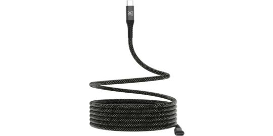 Câble de charge XMOOVE 100W PowerDelivery matériaux recyclés