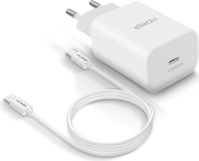 Chargeur IHOWER Chargeur Secteur USB-C avec Câble Lightn