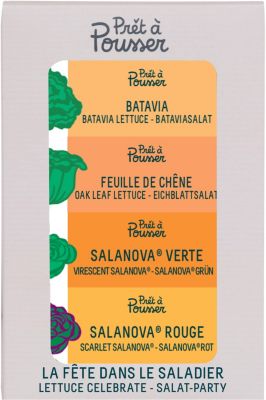 Coffret de 4 capsules - Salades - Prêt à Pousser