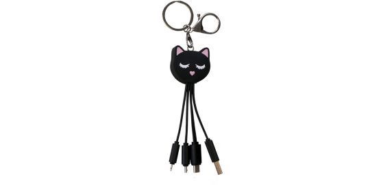 Câble trio YELLO KOKO USB vers USB-C/Micro/Ligthning Chat