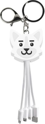 Câble trio YELLO KOKO USB vers USB-C/Micro/Ligthning Chien
