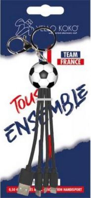 Câble micro USB YELLO KOKO USB A/micro USB & USB C & Lightning 0,20