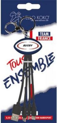 Câble micro USB YELLO KOKO USB A/micro USB & USB C & Lightning 0,20